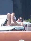 Emma Watson in Bikini at a Pool in Cabo