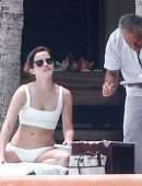 Emma Watson in Bikini at a Pool in Cabo