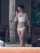 Emma Watson in Bikini at a Pool in Cabo
