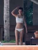 Emma Watson in Bikini at a Pool in Cabo