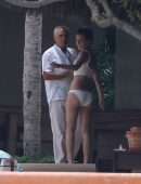 Emma Watson in Bikini at a Pool in Cabo