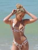 Georgia Harrison in Bikini at a Beach in Portugal