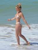 Georgia Harrison in Bikini at a Beach in Portugal
