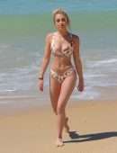 Georgia Harrison in Bikini at a Beach in Portugal