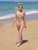 Georgia Harrison in Bikini at a Beach in Portugal
