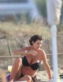 Helen Wood in Bikini on Holiday at a Beach Club in Ibiza