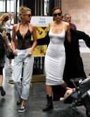 Irina Shayk and Stella Maxwell Out in Florence