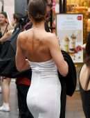 Irina Shayk and Stella Maxwell Out in Florence