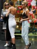 Irina Shayk and Stella Maxwell Out in Florence
