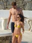Izabel Goulart Booty in Thong Bikini in Mykonos