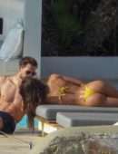Izabel Goulart Booty in Thong Bikini in Mykonos