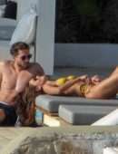 Izabel Goulart Booty in Thong Bikini in Mykonos