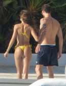 Izabel Goulart Booty in Thong Bikini in Mykonos