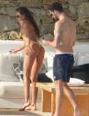 Izabel Goulart Booty in Thong Bikini in Mykonos
