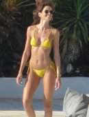 Izabel Goulart Booty in Thong Bikini in Mykonos
