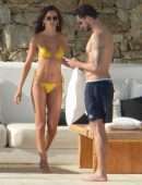 Izabel Goulart Booty in Thong Bikini in Mykonos