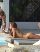 Izabel Goulart Booty in Thong Bikini in Mykonos