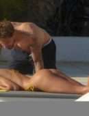 Izabel Goulart Booty in Thong Bikini in Mykonos