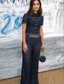 Jenna Coleman in See-Through at The Summer Party 2019 Presented By Serpentine in London