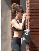 Kate Beckinsale Booty, at a Gym in Los Angeles