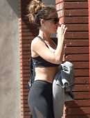 Kate Beckinsale Booty, at a Gym in Los Angeles