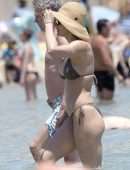 Katharine McPhee in Bikini at Beach in Mykonos, Greece