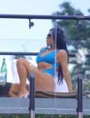 Kim Kardashian on Vacation with Family in Costa Rica