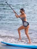 Kourtney Kardashian in Bikini at Beach in Costa Rica