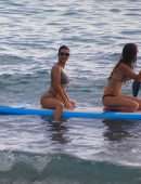 Kourtney Kardashian in Bikini at Beach in Costa Rica