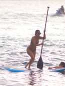 Kourtney Kardashian in Bikini at Beach in Costa Rica