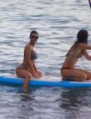 Kourtney Kardashian in Bikini at Beach in Costa Rica