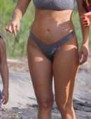 Kourtney Kardashian in Bikini at Beach in Costa Rica
