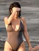 Kourtney Kardashian in Swimsuit at a Yacht in Costa Rica
