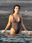 Kourtney Kardashian in Swimsuit at a Yacht in Costa Rica
