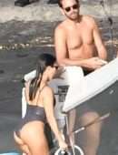 Kourtney Kardashian in Swimsuit at a Yacht in Costa Rica