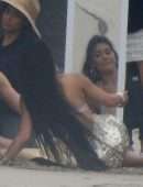 Kylie Jenner Big Booty at a Photoshoot in Malibu