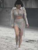 Kylie Jenner Big Booty at a Photoshoot in Malibu