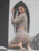 Kylie Jenner Big Booty at a Photoshoot in Malibu