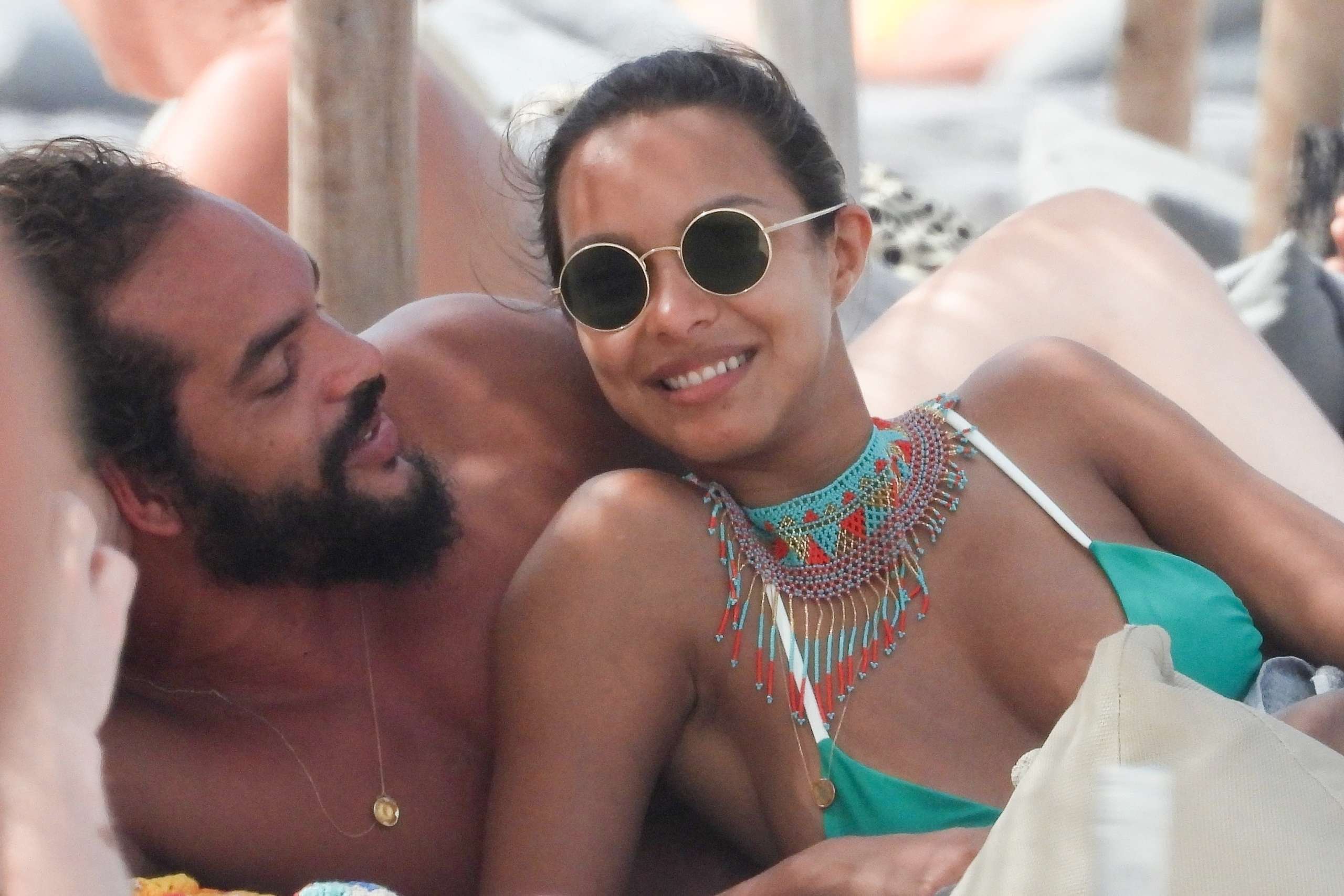 Lais Ribeiro in Bikini at the Beach in Tulum
