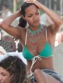 Lais Ribeiro in Bikini at the Beach in Tulum