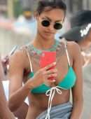 Lais Ribeiro in Bikini at the Beach in Tulum