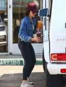 Lucy Hale at Coffee Bean and Tea Leaf in Studio City