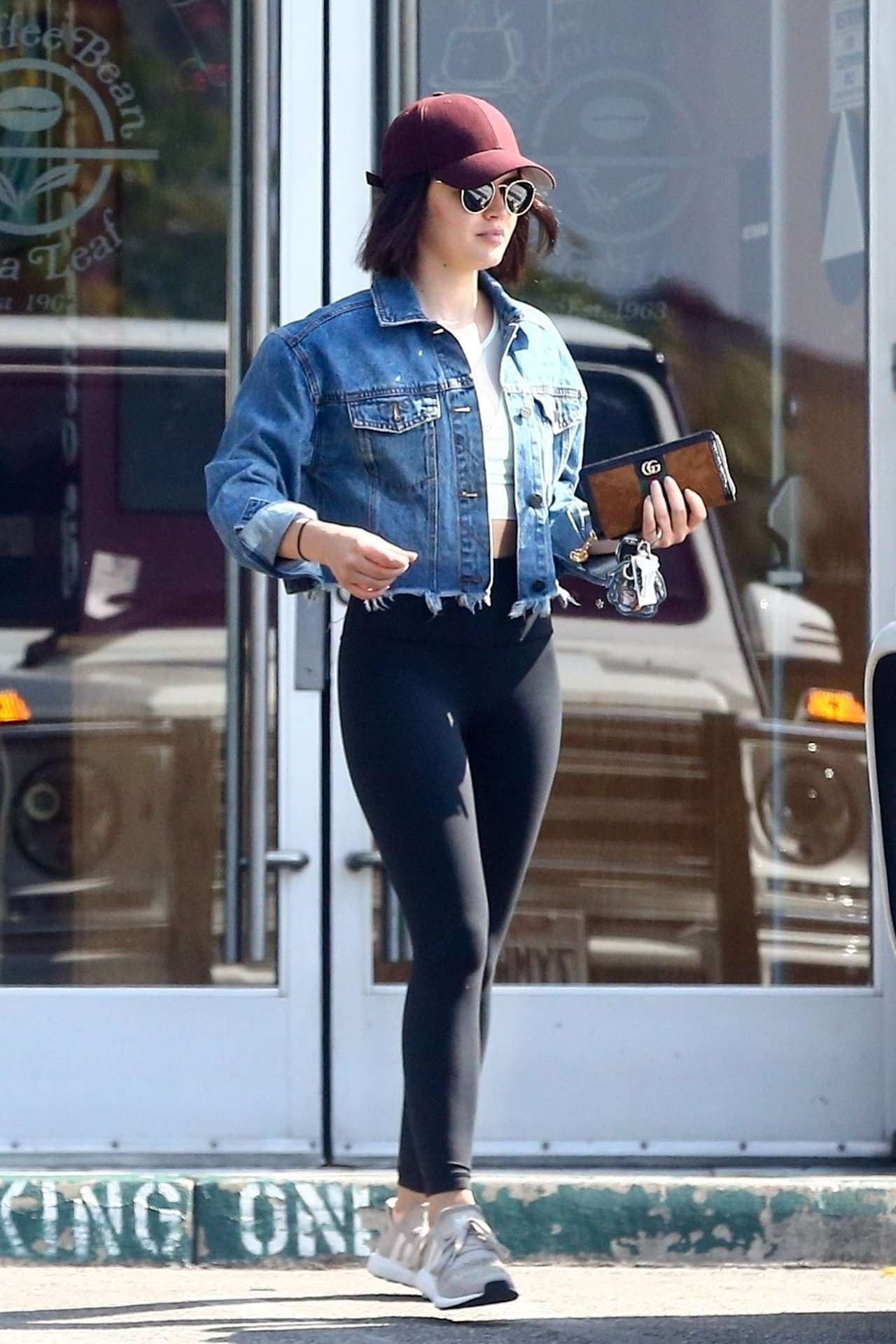 Lucy Hale at Coffee Bean and Tea Leaf in Studio City