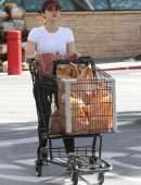 Lucy Hale Grocery Shopping at Ralphs Supermarket in Los Angeles