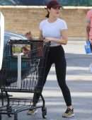 Lucy Hale Grocery Shopping at Ralphs Supermarket in Los Angeles