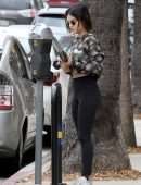 Lucy Hale Booty in Leggings in Studio City
