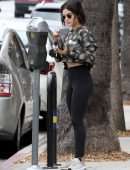 Lucy Hale Booty in Leggings in Studio City