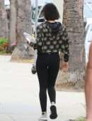 Lucy Hale Booty in Leggings in Studio City