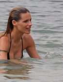 Michelle Hunziker Booty in Bikini in Varigotti