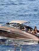 Nicole Scherzinger in Bikini on a Yacht in Capri